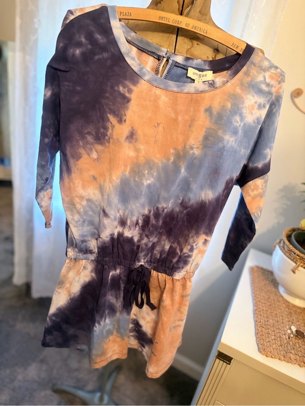 Umgee NWT Tie-Dye Drawstring Romper